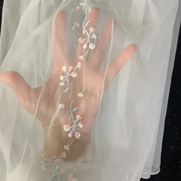 Vintage Vanity Fair Pale Blue Nylon Sheer Short Nightgown Sz S - Picture 8 of 8